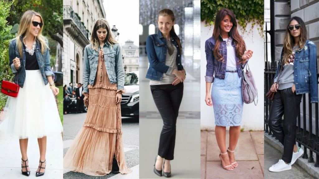 Как стилизовать женский пиджак из джинсовой ткани