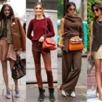 С чем сочетается коричневый цвет в одежде для женщин