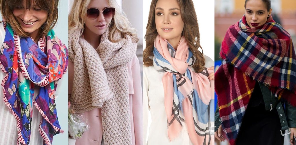 Модные шарфы весной 2024 года